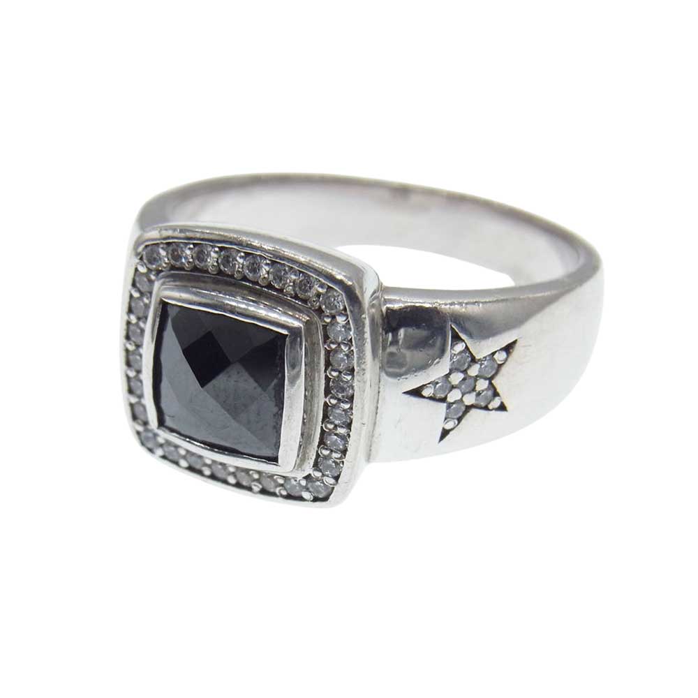 Justin Davis ジャスティンデイビス BABY M.TS スクエアストーン シルバー リング  シルバー系 21.5【中古】