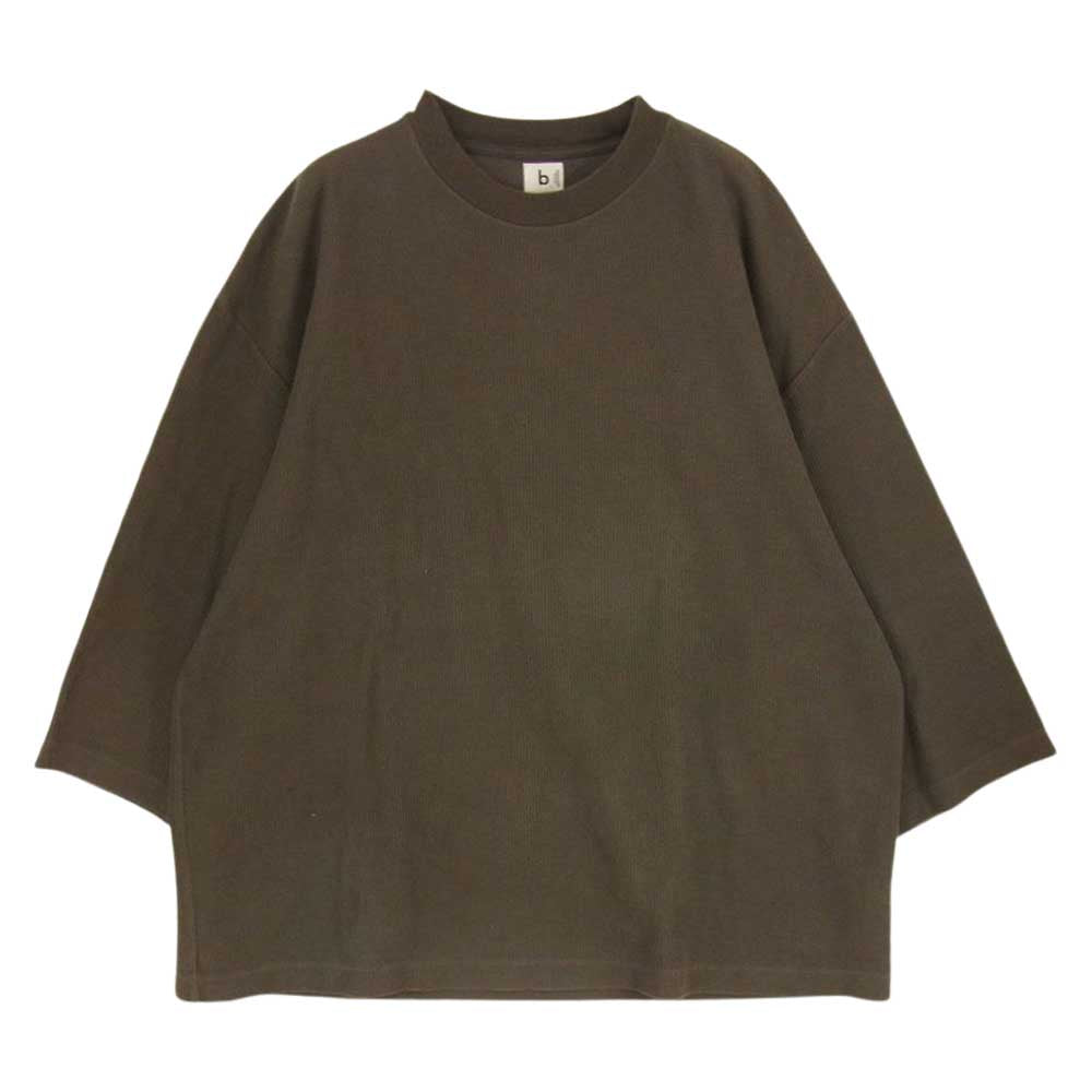 BLURHMS Thermal ５分丈 サーマルカットソー ブラウン系 3【中古】