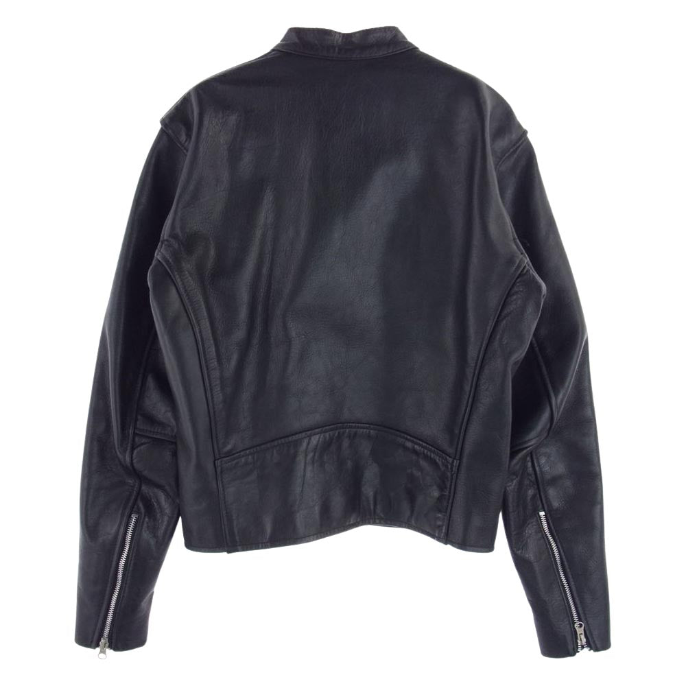 VANSON バンソン コメット レザー シングル ライダース  ブラック系 38【中古】