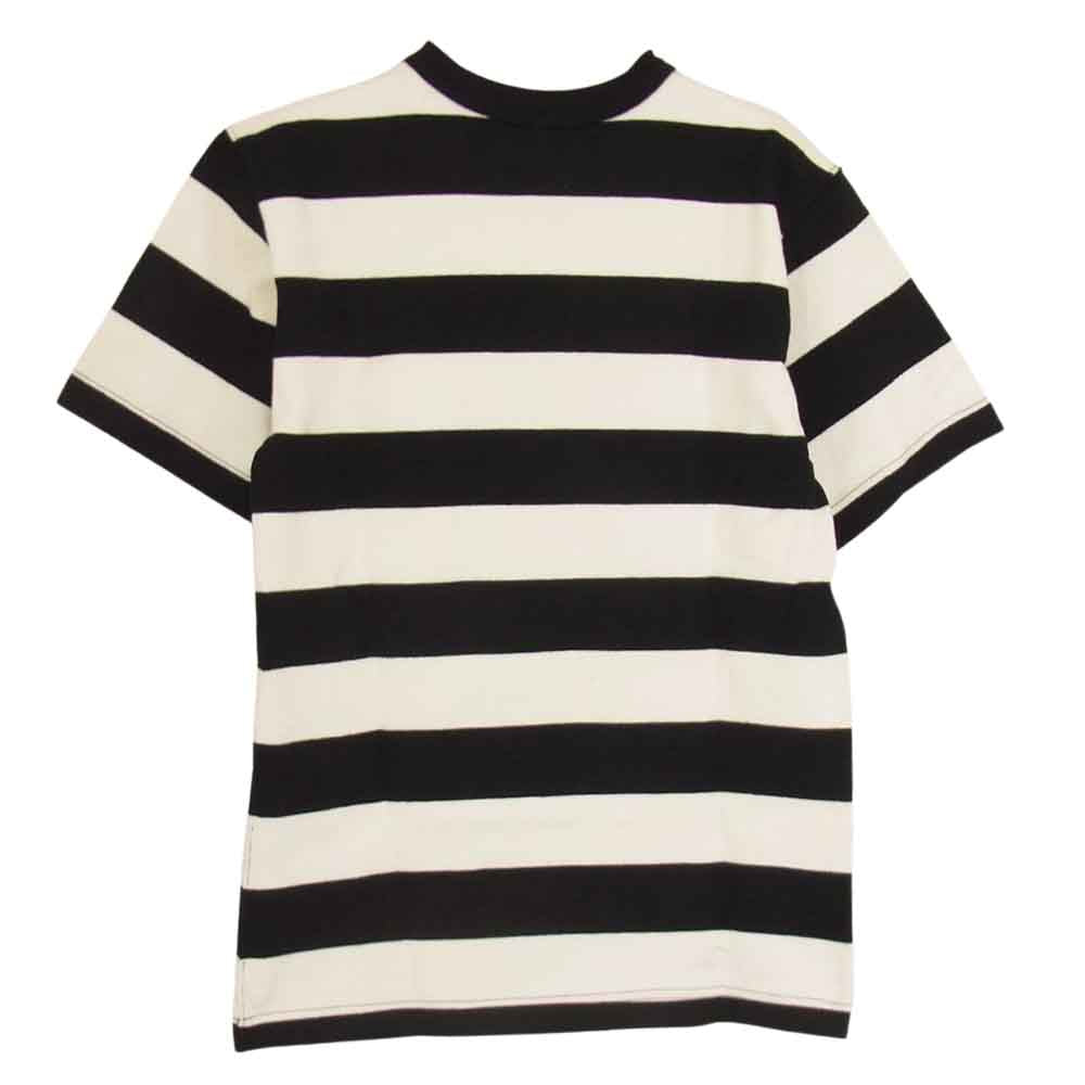 IRON HEART アイアンハート ヘビーウェイト 2インチ ボーダー Tシャツ ブラック系 XS【中古】