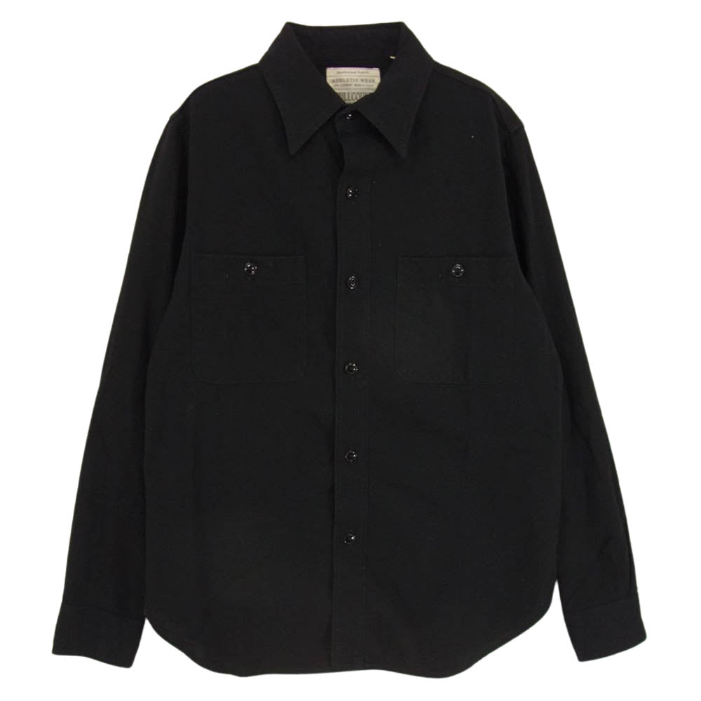 FULLCOUNT フルカウント 4810 BASIC CHAMBRAY SHIRTS ベーシック シャンブレー シャツ ブラック系 ネイビー系 36【中古】