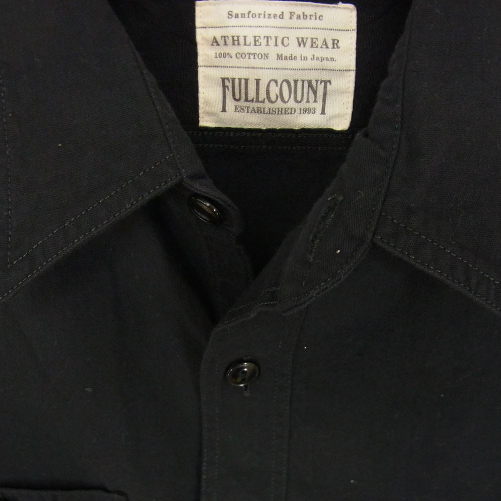 FULLCOUNT フルカウント 4810 BASIC CHAMBRAY SHIRTS ベーシック シャンブレー シャツ ブラック系 ネイビー系 36【中古】