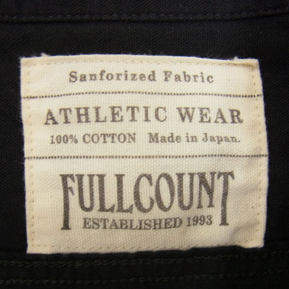 FULLCOUNT フルカウント 4810 BASIC CHAMBRAY SHIRTS ベーシック シャンブレー シャツ ブラック系 ネイビー系 36【中古】