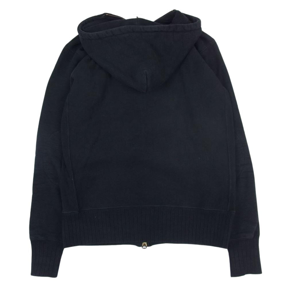 ウエストライド HEAVY WEIGHT FULL ZIP HOODIE ジップアップ スウェット パーカー ブラック系 36【中古】