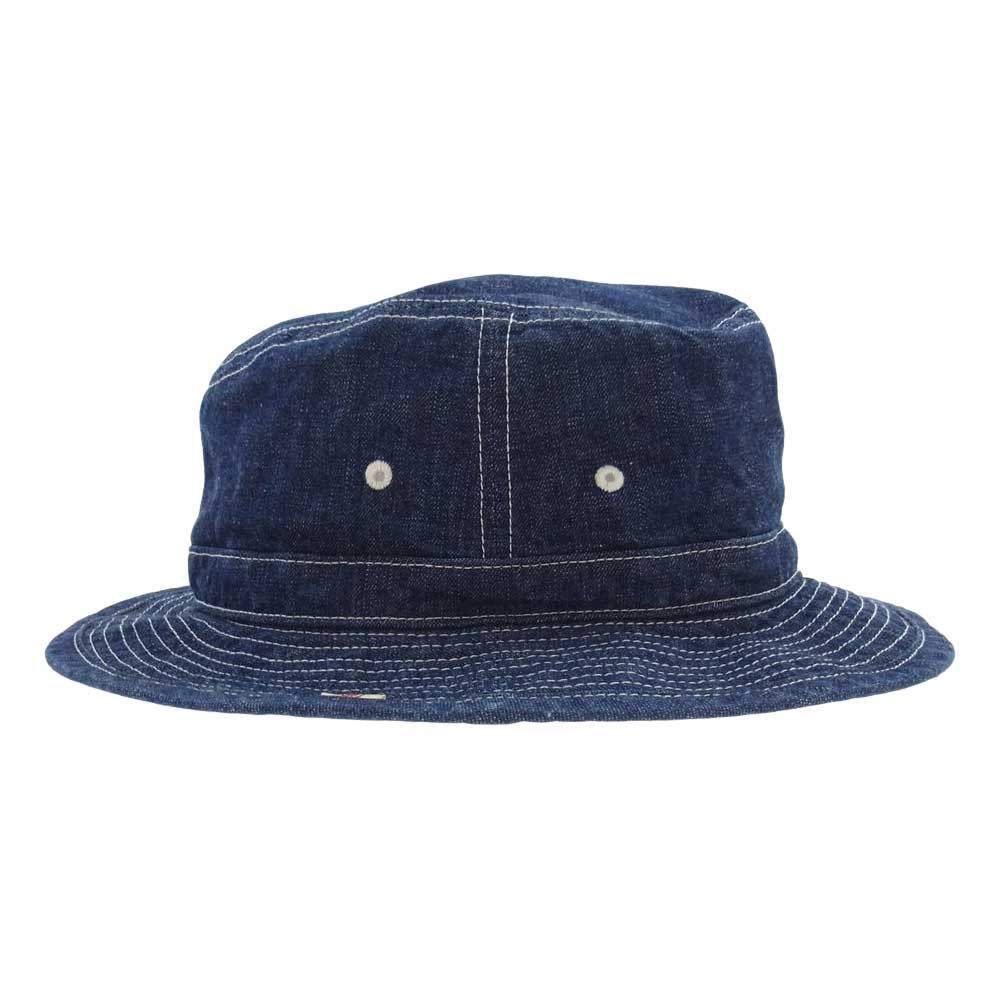 MOMOTARO JEANS 桃太郎ジーンズ MH001 インディゴ デニム ハット インディゴブルー系 F【中古】