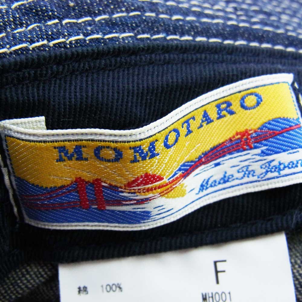 MOMOTARO JEANS 桃太郎ジーンズ MH001 インディゴ デニム ハット インディゴブルー系 F【中古】