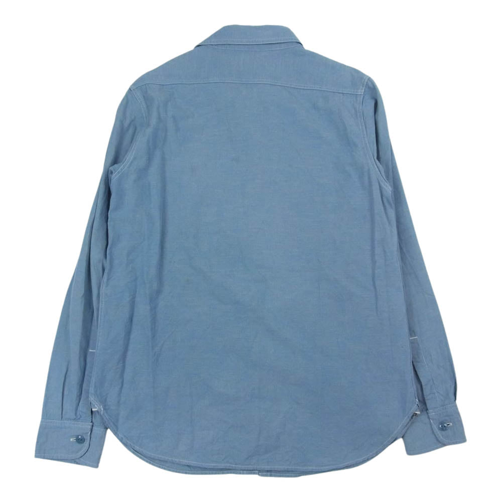 FULLCOUNT フルカウント 4810-19 BASIC CHAMBRAY SHIRTS ベーシック シャンブレー シャツ ブルー系 ブルー系 36【中古】