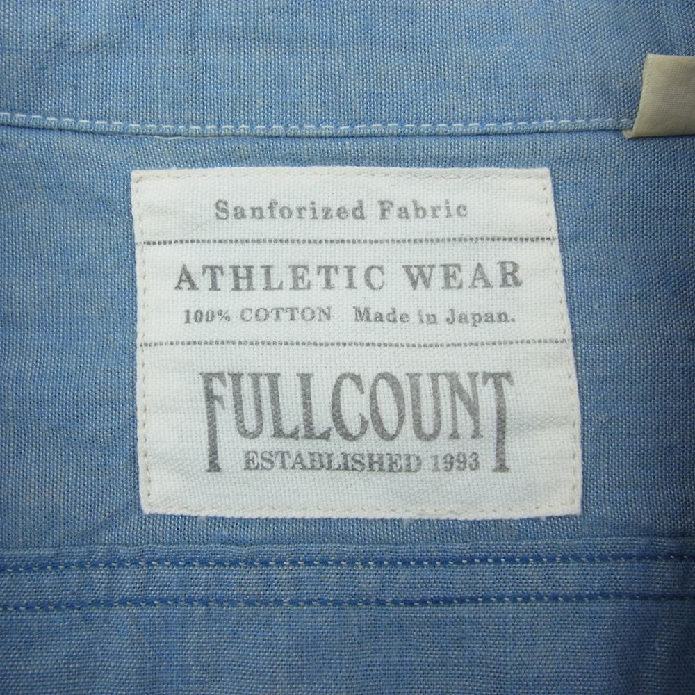 FULLCOUNT フルカウント 4810-19 BASIC CHAMBRAY SHIRTS ベーシック シャンブレー シャツ ブルー系 ブルー系 36【中古】