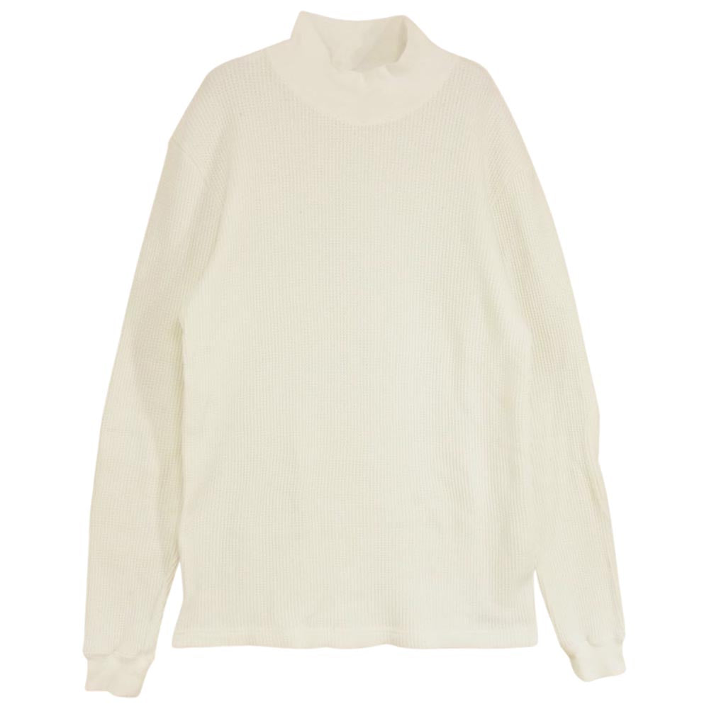 ADDICT CLOTHES アディクトクローズ HEAVYWEIGHT WAFFLE ハイネック サーマル カットソー オフホワイト系 36【中古】