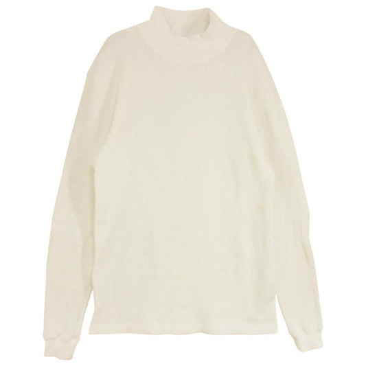 ADDICT CLOTHES アディクトクローズ HEAVYWEIGHT WAFFLE ハイネック サーマル カットソー オフホワイト系 36【中古】
