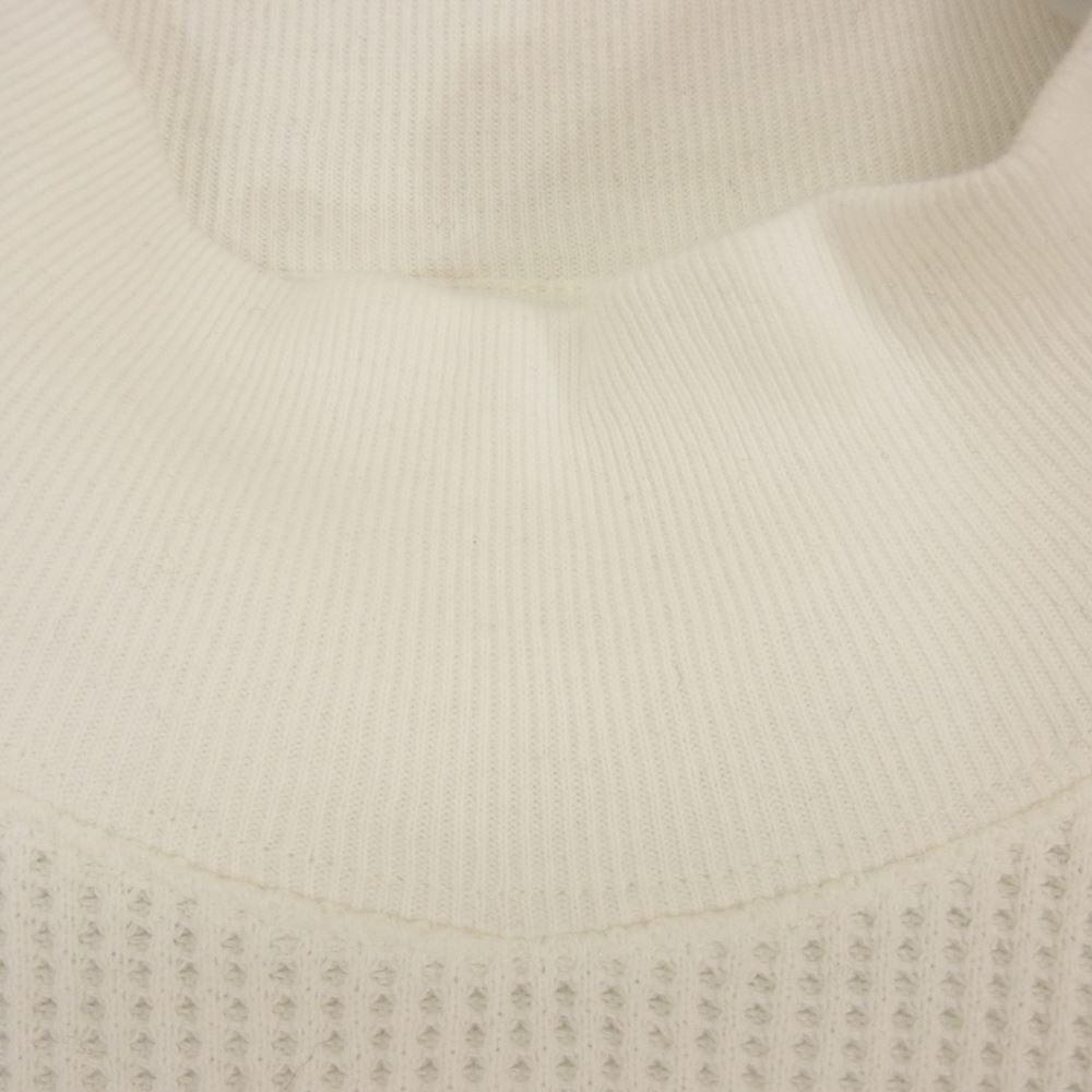 ADDICT CLOTHES アディクトクローズ HEAVYWEIGHT WAFFLE ハイネック サーマル カットソー オフホワイト系 36【中古】