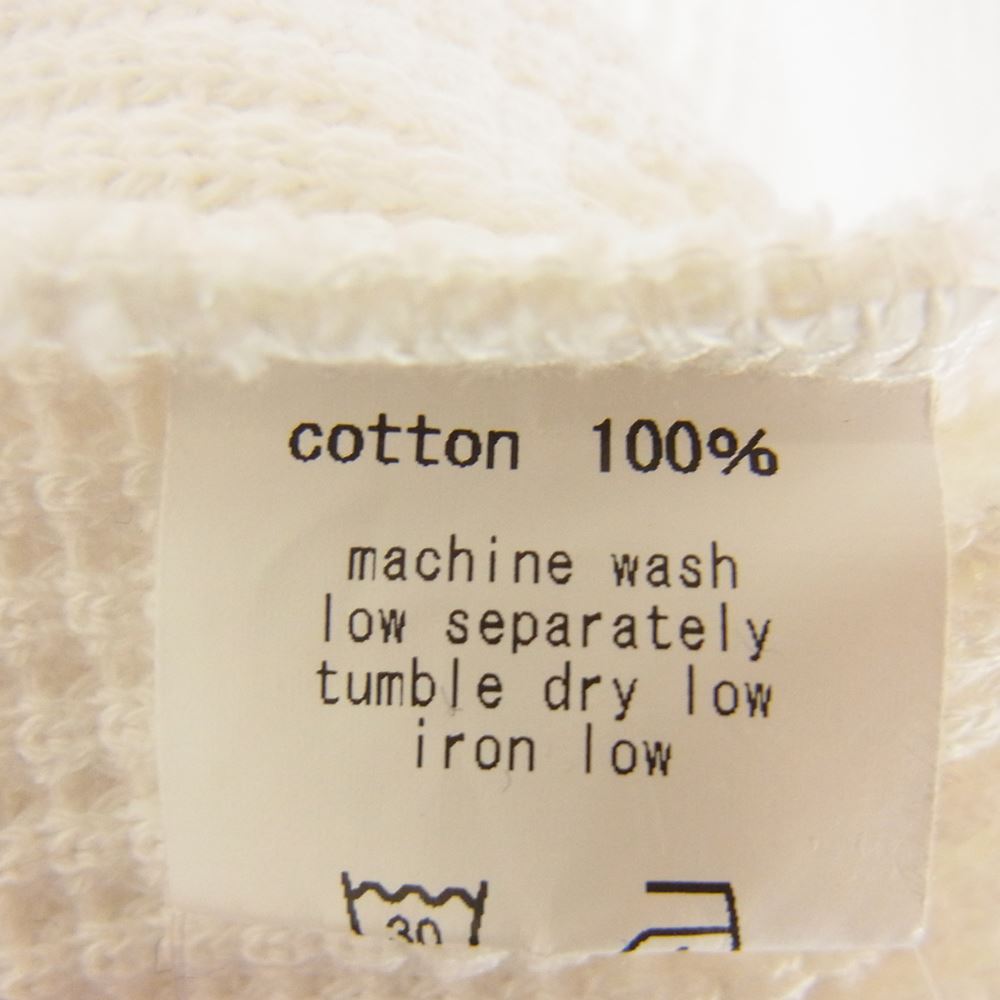 ADDICT CLOTHES アディクトクローズ HEAVYWEIGHT WAFFLE ハイネック サーマル カットソー オフホワイト系 36【中古】