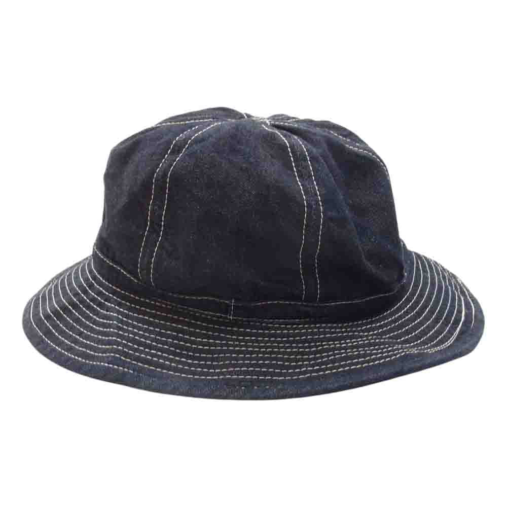 The REAL McCOY'S ザリアルマッコイズ U.S. ARMY DENIM HAT アーミー デニム ハット ネイビー系 7.5【中古】