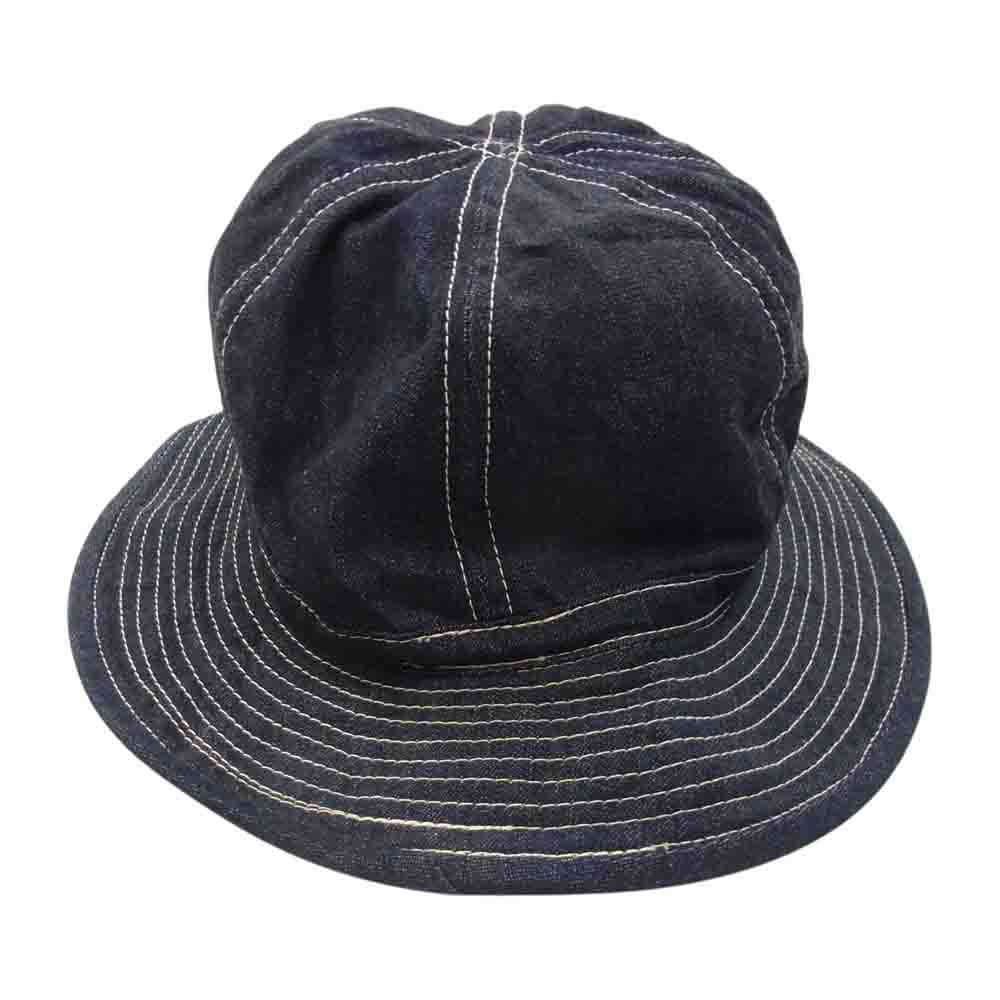 The REAL McCOY'S ザリアルマッコイズ U.S. ARMY DENIM HAT アーミー デニム ハット ネイビー系 7.5【中古】