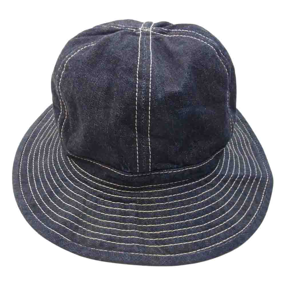 The REAL McCOY'S ザリアルマッコイズ U.S. ARMY DENIM HAT アーミー デニム ハット ネイビー系 7.5【中古】