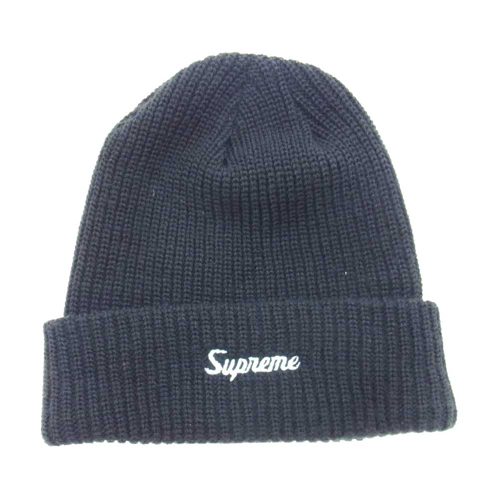 Supreme シュプリーム 22AW  Loose Gauge Beanie ルーズゲージニット ビーニー ニットキャップ 帽子 ブラック系【中古】