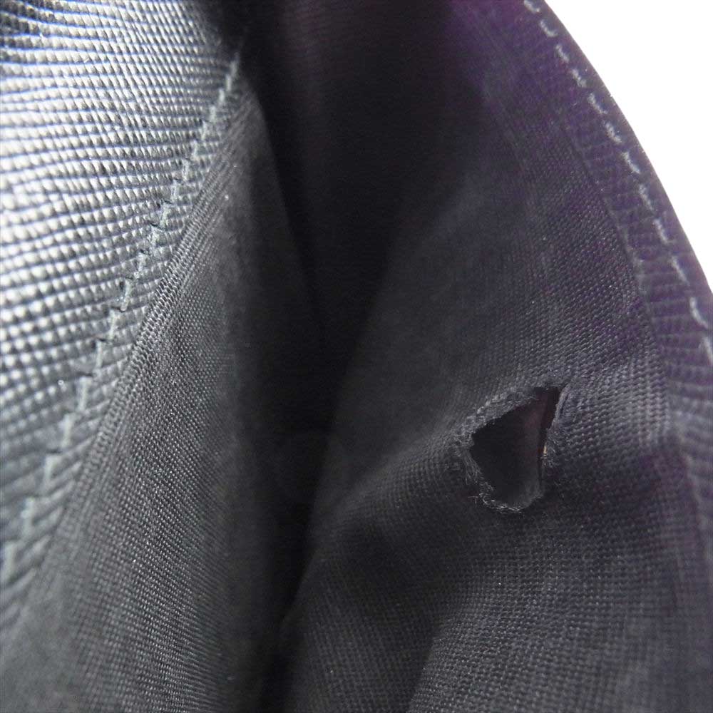 PRADA プラダ 1M0204 サフィアーノ 二つ折り財布 コンパクト ウォレット ブラック系 NERO【中古】