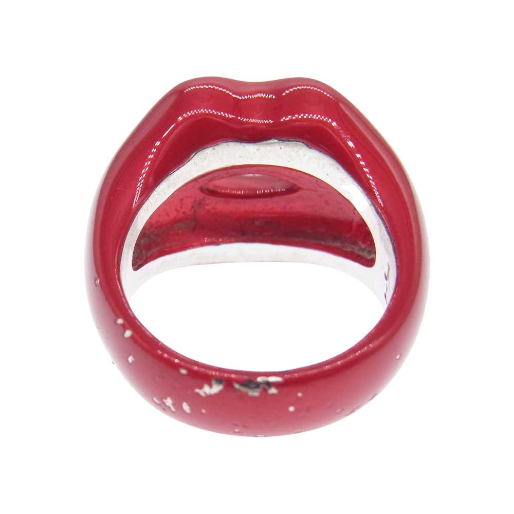 Justin Davis ジャスティンデイビス SRJ345 3 RED 9 ANGELINA RING アンジェリーナ リング シルバー925 レッド系 約15号【中古】