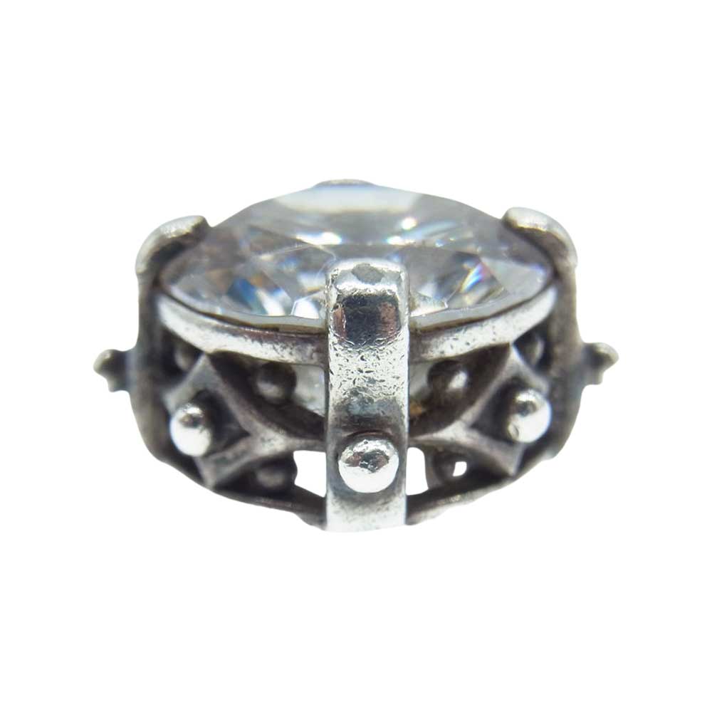 Loree Rodkin ローリーロドキン love&hate ラブアンドヘイト ストーン ペンダント ネックレス チャーム クリア系【中古】