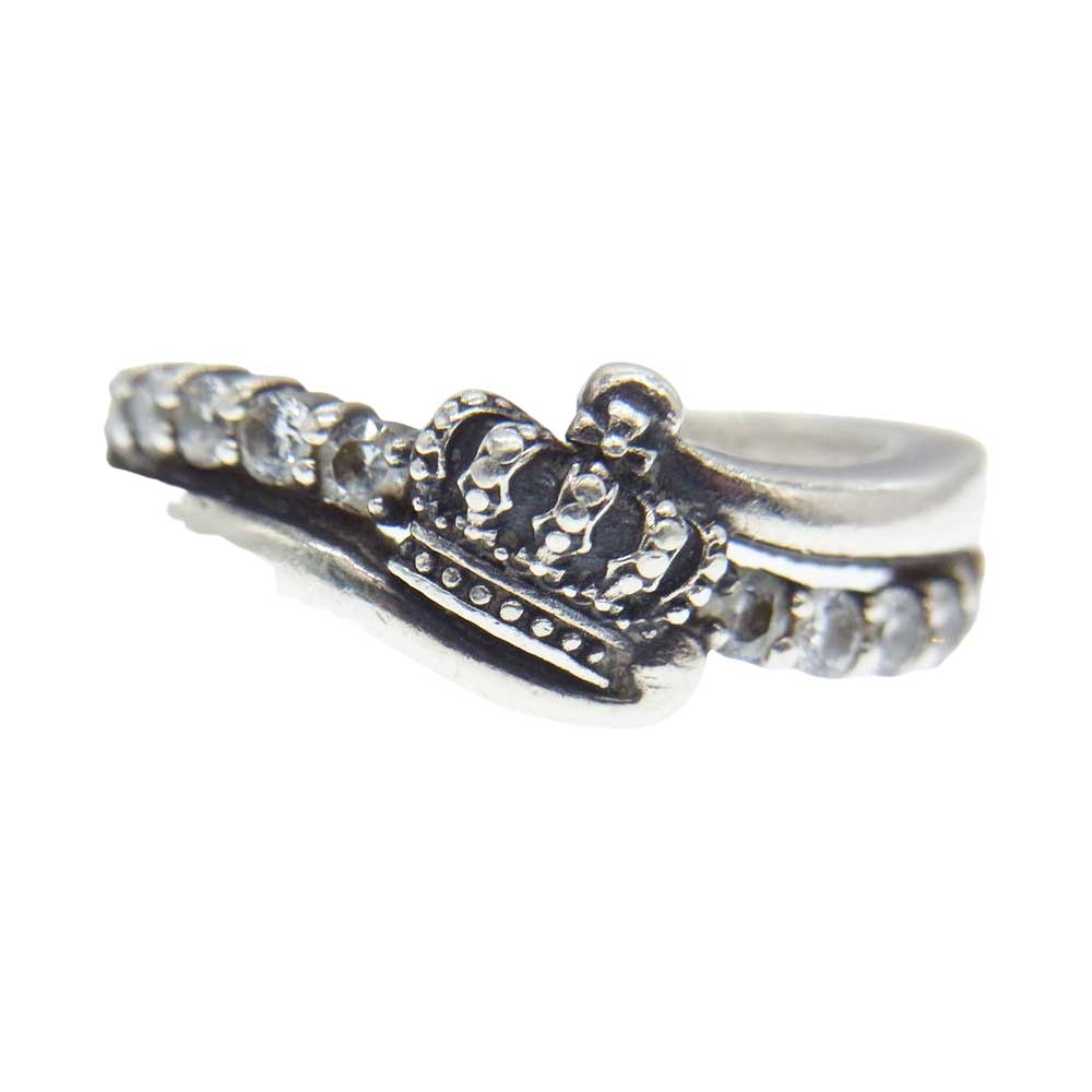 Justin Davis ジャスティンデイビス SRJ487 2 CLR 21 CIRCULAR CROWN RING クラウン リング シルバー系 約9号【中古】