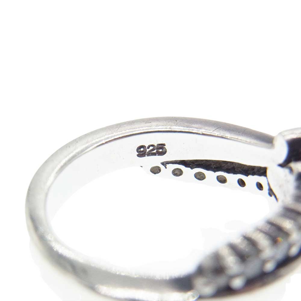 Justin Davis ジャスティンデイビス SRJ487 2 CLR 21 CIRCULAR CROWN RING クラウン リング シルバー系 約9号【中古】