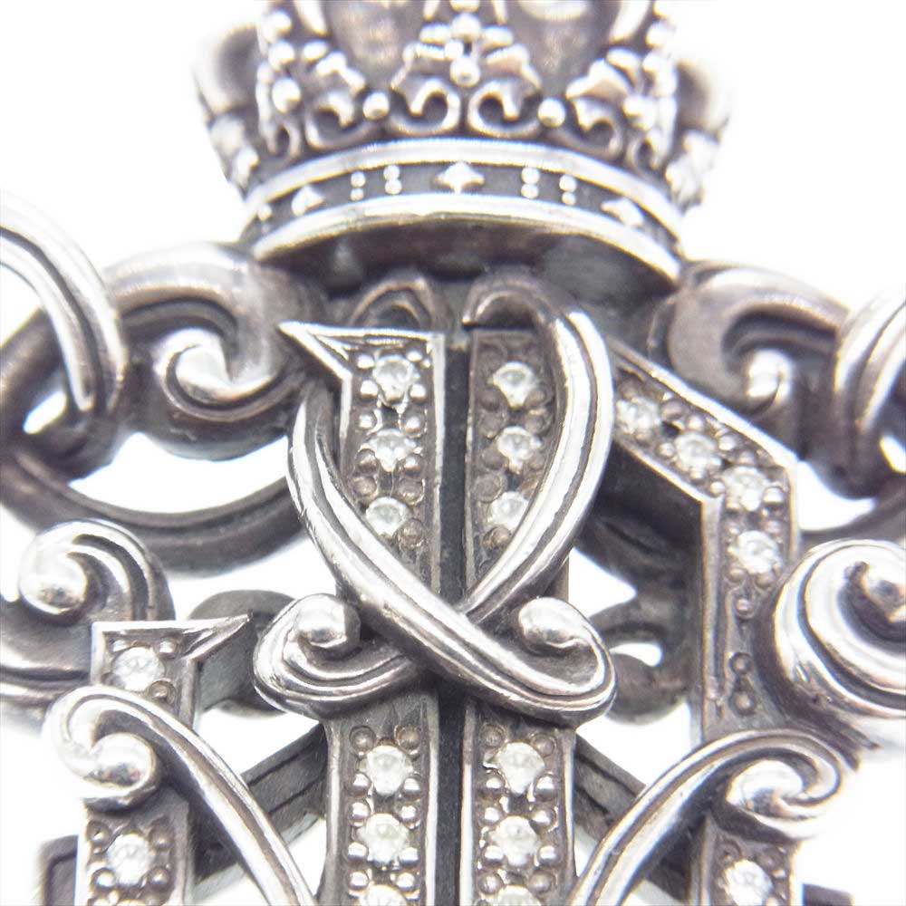 Justin Davis ジャスティンデイビス SPJ253 PROTAGE プロテージ ペンダント クラウン JD トップ シルバー系【中古】