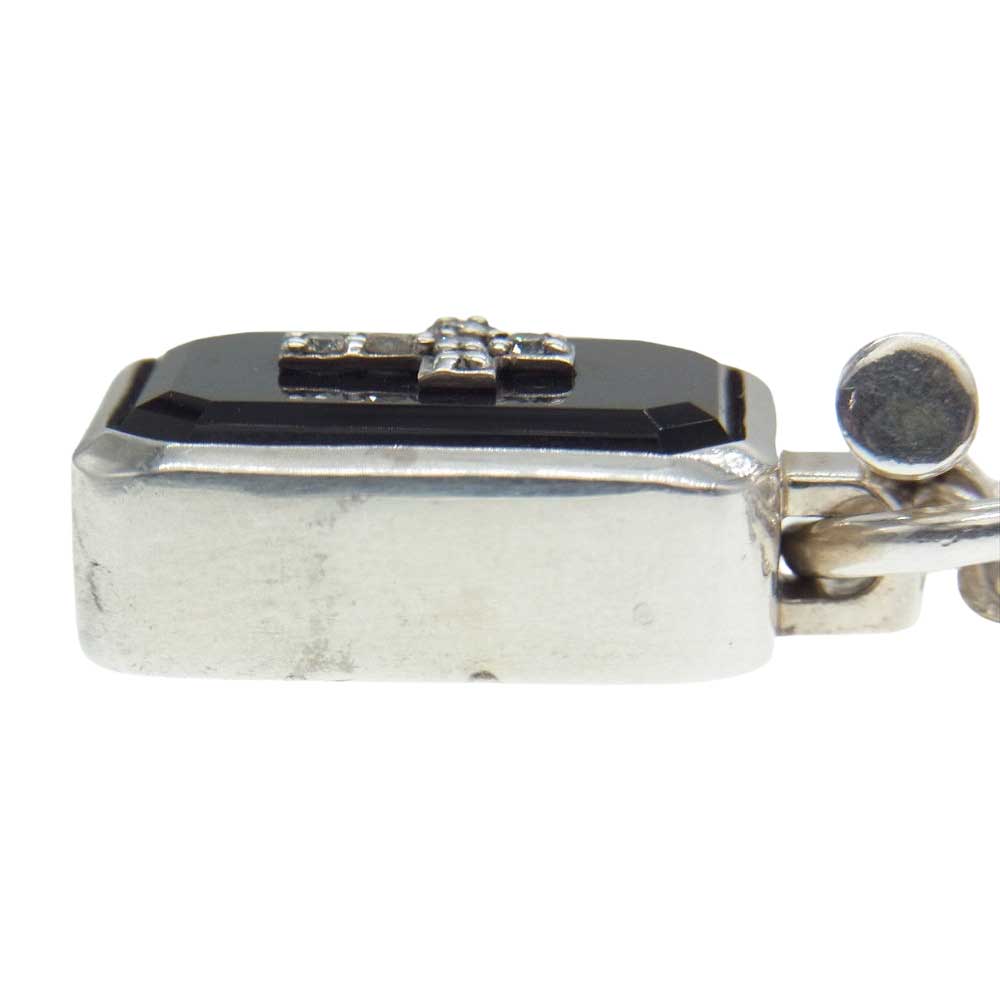 Justin Davis ジャスティンデイビス SNJ115 2 40 EMINEM エミネム ネックレス オニキス ダイヤ SILVER925/ONYX/DIAMOND シルバー系【中古】