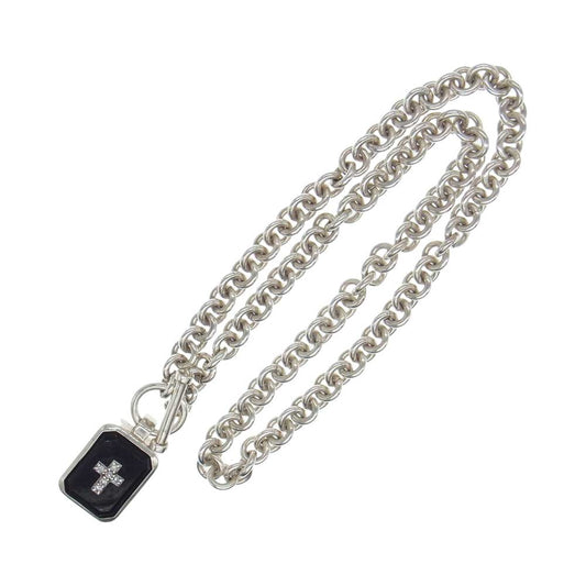 Justin Davis ジャスティンデイビス SNJ115 2 40 EMINEM エミネム ネックレス オニキス ダイヤ SILVER925/ONYX/DIAMOND シルバー系【中古】