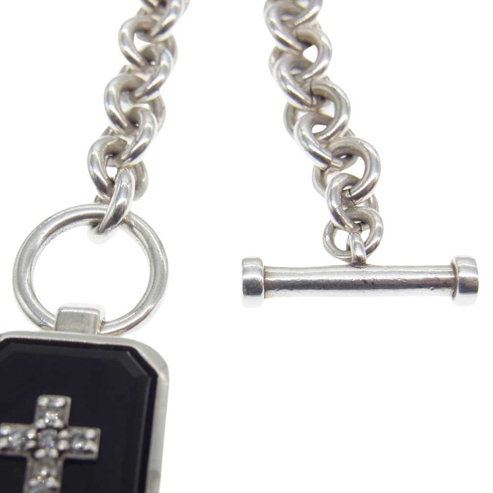 Justin Davis ジャスティンデイビス SNJ115 2 40 EMINEM エミネム ネックレス オニキス ダイヤ SILVER925/ONYX/DIAMOND シルバー系【中古】