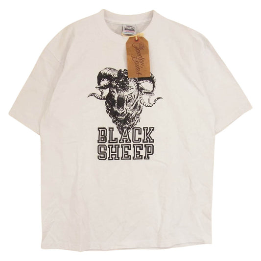 TENDERLOIN テンダーロイン 17SS TEE BLS BLACK SHEEP 羊 半袖 Tシャツ  ホワイト系 L【中古】