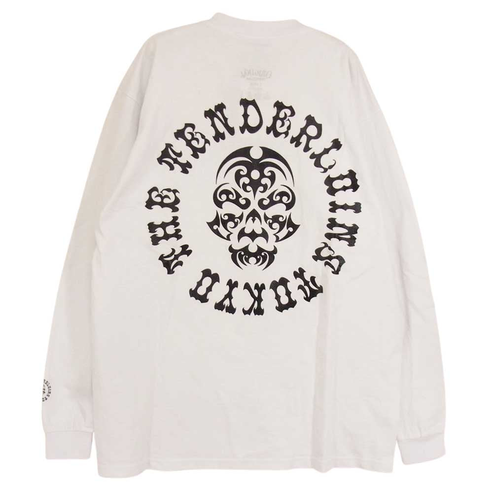 TENDERLOIN テンダーロイン T-TEE L/S BS ボルネオスカル 長袖 ロングスリーブ Tシャツ ホワイト系 L【中古】