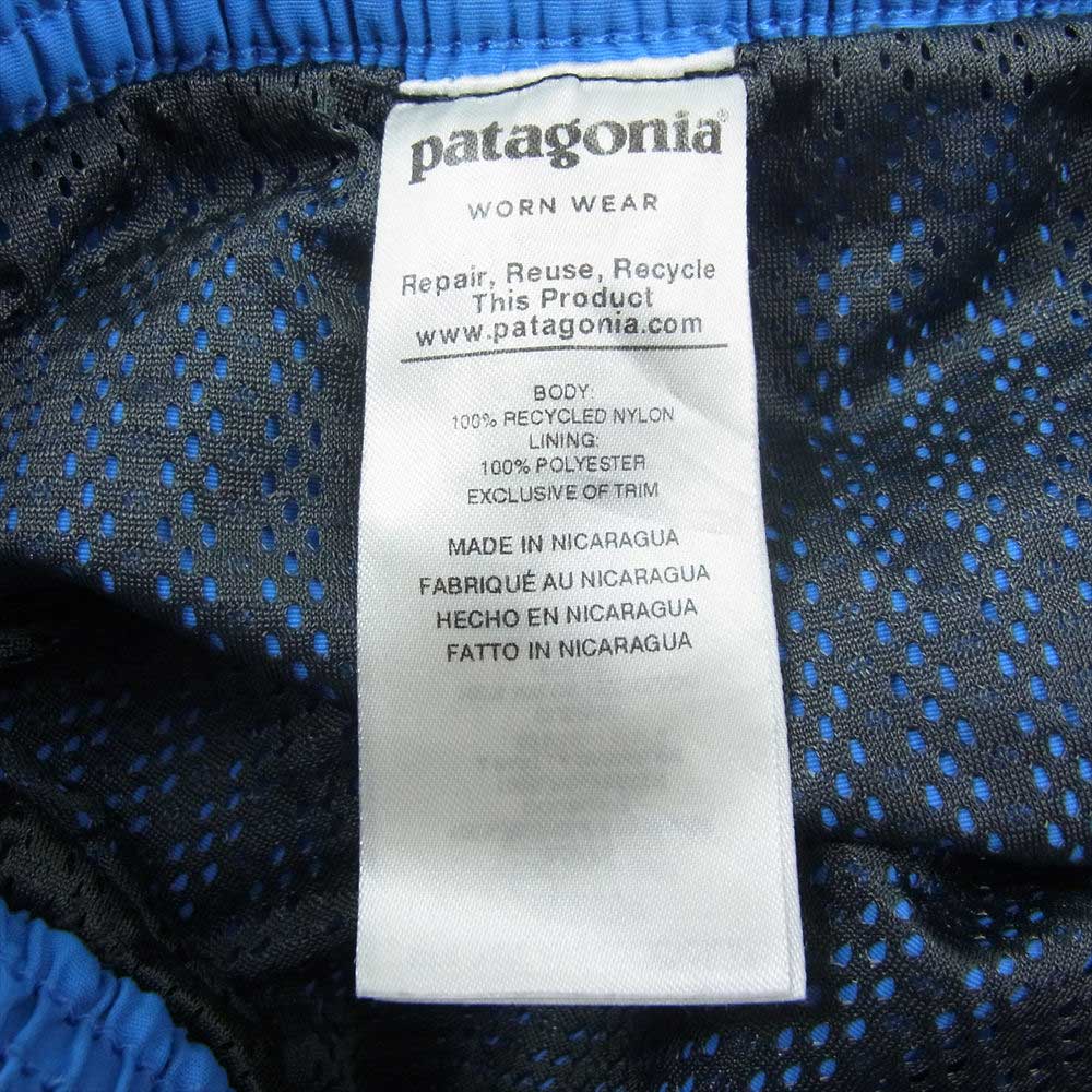 patagonia パタゴニア 19ss 57021 バギーズ ショーツ ショート パンツ  ブルー系 S【中古】