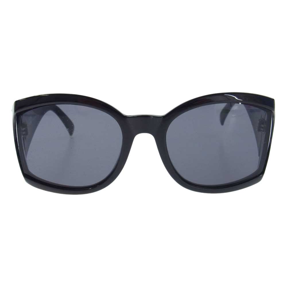VERSACE ヴェルサーチ MOD.495 M COL.852BK イタリア製 メデューサ サングラス ブラック系【中古】