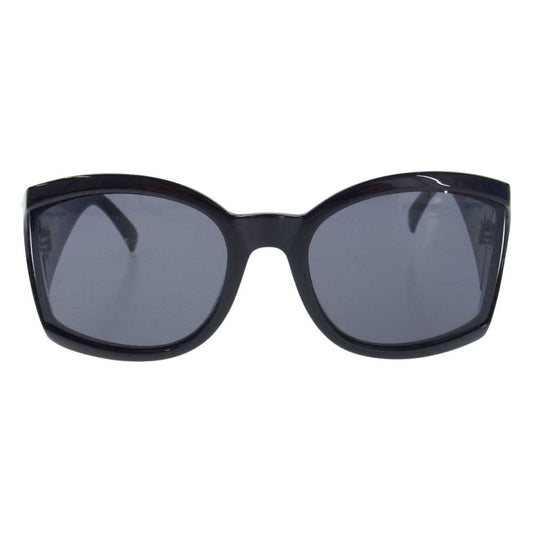 VERSACE ヴェルサーチ MOD.495 M COL.852BK イタリア製 メデューサ サングラス ブラック系【中古】