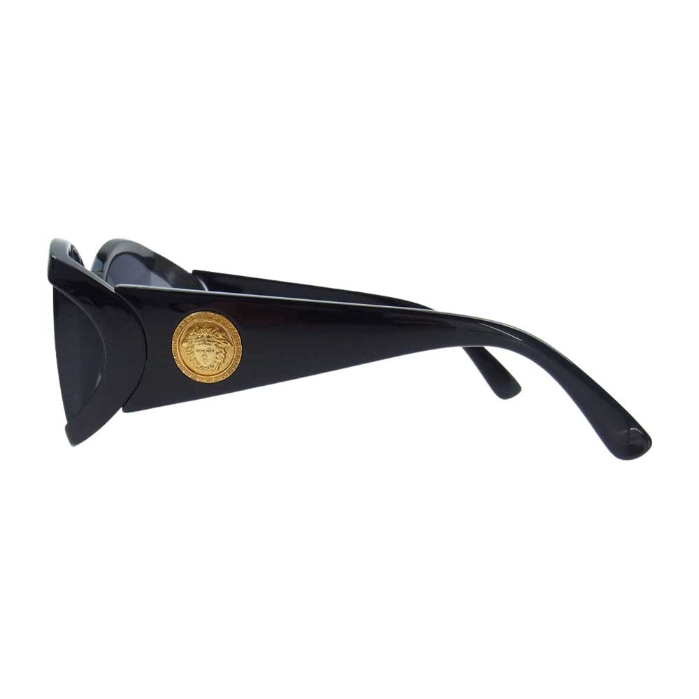 VERSACE ヴェルサーチ MOD.495 M COL.852BK イタリア製 メデューサ サングラス ブラック系【中古】