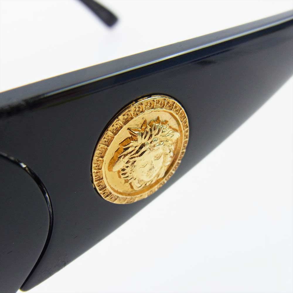 VERSACE ヴェルサーチ MOD.495 M COL.852BK イタリア製 メデューサ サングラス ブラック系【中古】
