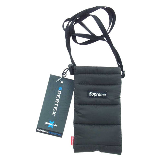 Supreme シュプリーム 22AW  Puffer Neck Pouch Blue Paisley パフィ ネック ポーチ ショルダー バッグ ブラック系【新古品】【未使用】【中古】