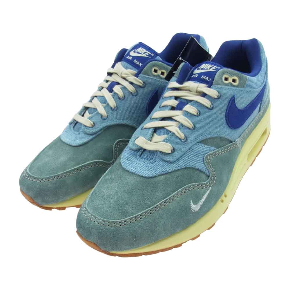 NIKE ナイキ DV3050-300  AIR MAX 1 PREMIUM DIRTY DENIM エアマックス1 プレミアム ロースニーカー ダーティー デニム ブルー系 30cm【新古品】【未使用】【中古】