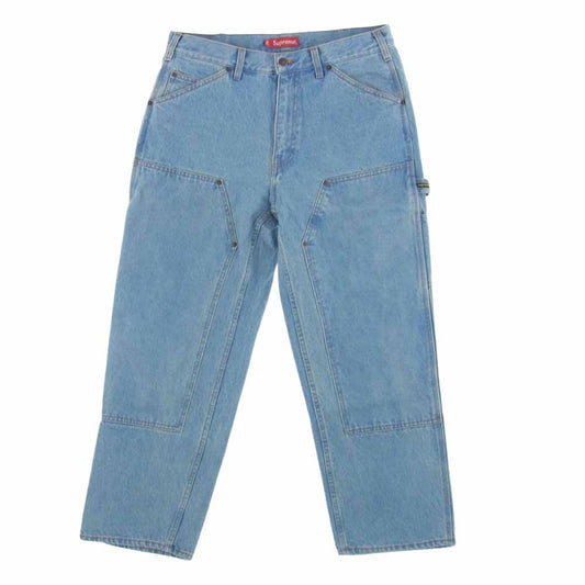 Supreme シュプリーム 20AW  Double Knee Denim Painter Pant ダブルニー デニム パンツ インディゴブルー系 32【中古】