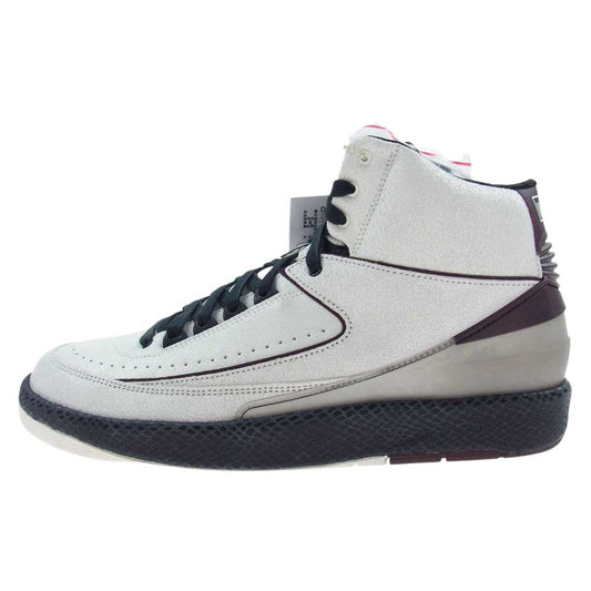 NIKE AIR JORDAN ナイキ ジョーダン DO7216-100  × A MA MANIERE AIR JORDAN 2 RETRO Airness ア マ マニエール エアジョーダン2 レトロ ハイカット スニーカー ホワイト系 ベージュ系 29.5cm【新古品】【未使用】【中古】