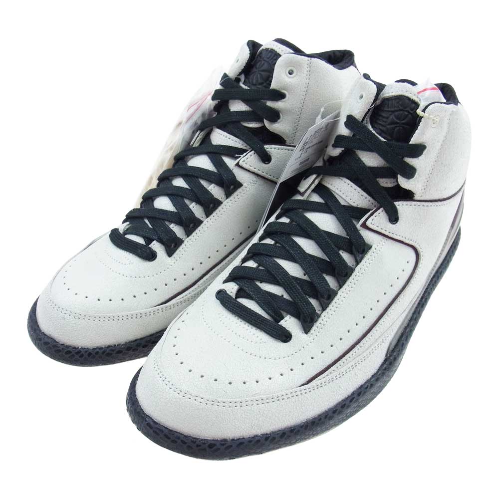 NIKE AIR JORDAN ナイキ ジョーダン DO7216-100  × A MA MANIERE AIR JORDAN 2 RETRO Airness ア マ マニエール エアジョーダン2 レトロ ハイカット スニーカー ホワイト系 ベージュ系 29.5cm【新古品】【未使用】【中古】