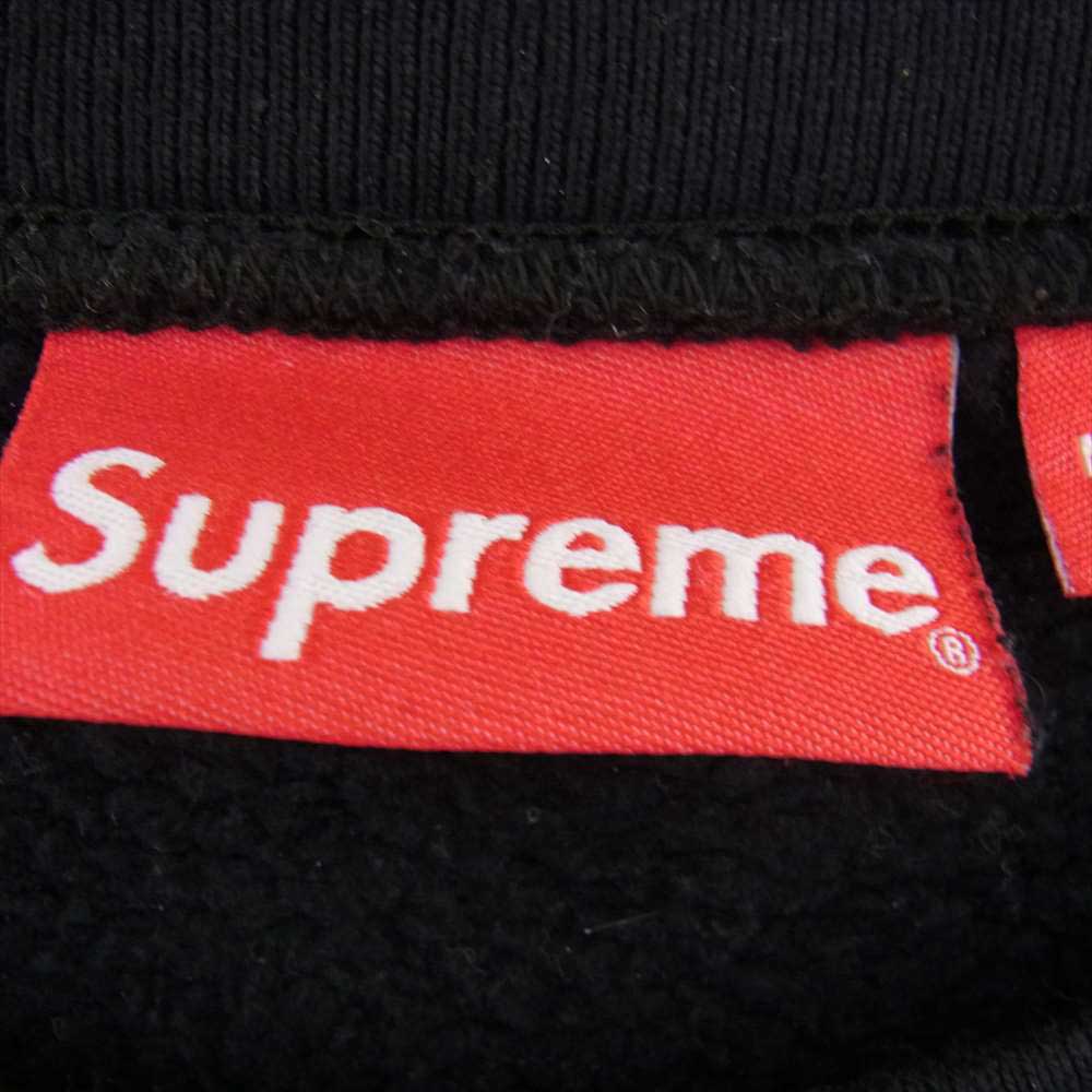 Supreme シュプリーム 20SS Cutout Logo Crewneck カットアウト ボックス ロゴ クルーネック スウェット ブラック系 L【中古】