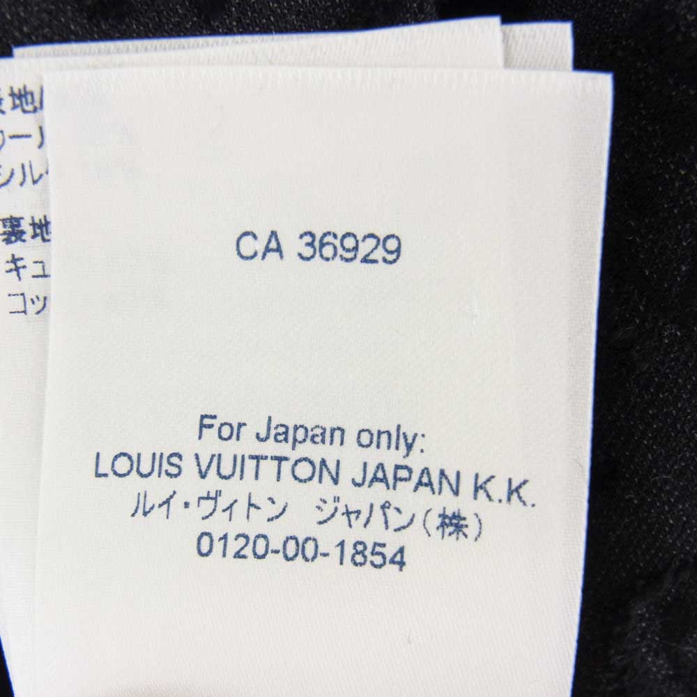 LOUIS VUITTON ルイ・ヴィトン 1A8X4P モノグラム ナポリタン テーラード ジャケット ダークグレー系 ブラック系 44【中古】