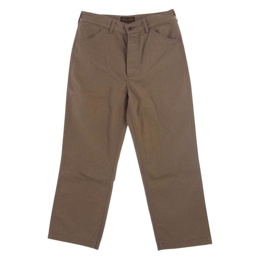 Pherrow's フェローズ ヘリンボーン ペインター パンツ ブラウン系 30【中古】