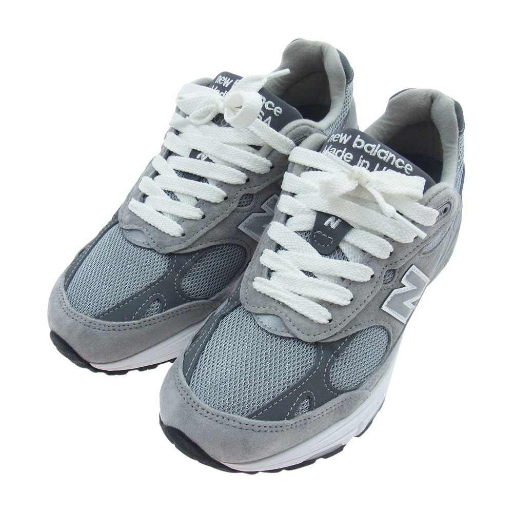 NEW BALANCE ニューバランス MR993GL  USA製 ローカット スニーカー グレー系 25cm【中古】