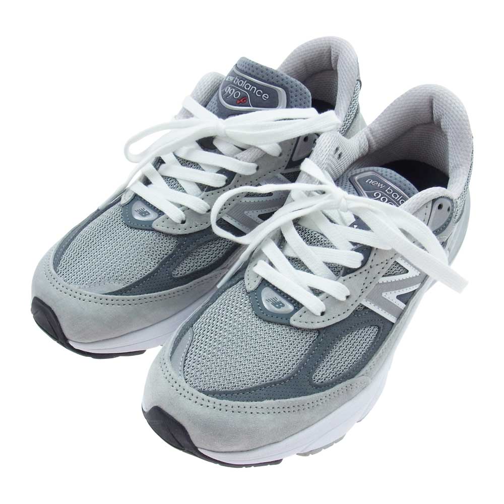 NEW BALANCE ニューバランス W990GL6 USA製 W990GL6 ローカット スニーカー グレー系 25cm【中古】