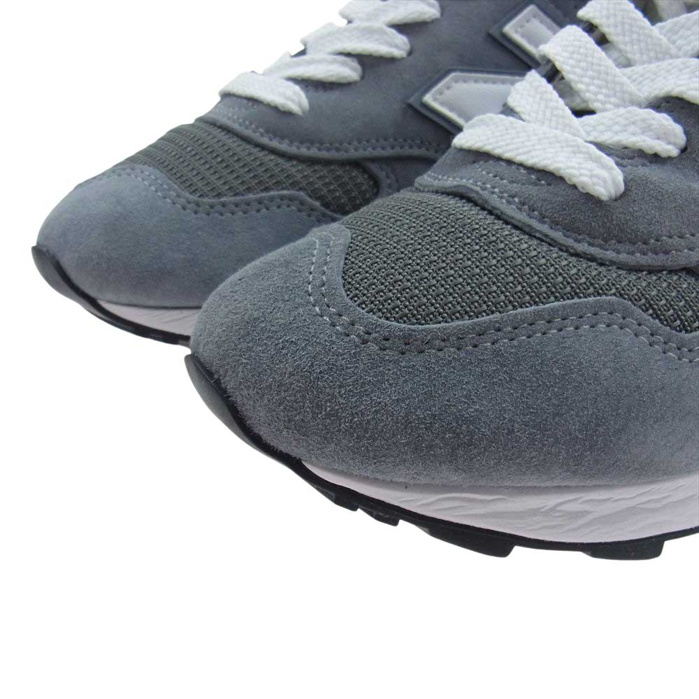 NEW BALANCE ニューバランス M1400GJ　 USA製 スエード ローカット スニーカー グレー系 25cm【新古品】【未使用】【中古】