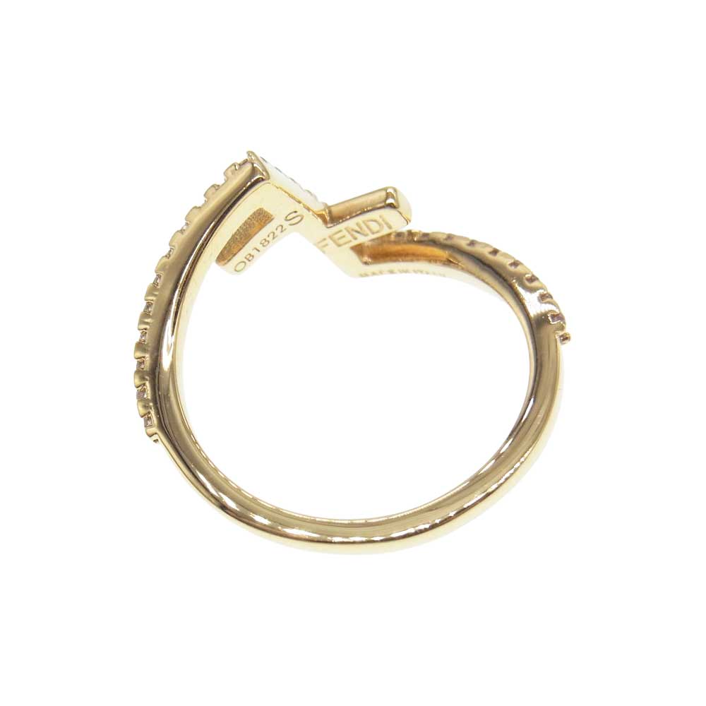FENDI フェンディ 8AH731ALIDF089U ダブルF ファースト リング ゴールド系【中古】