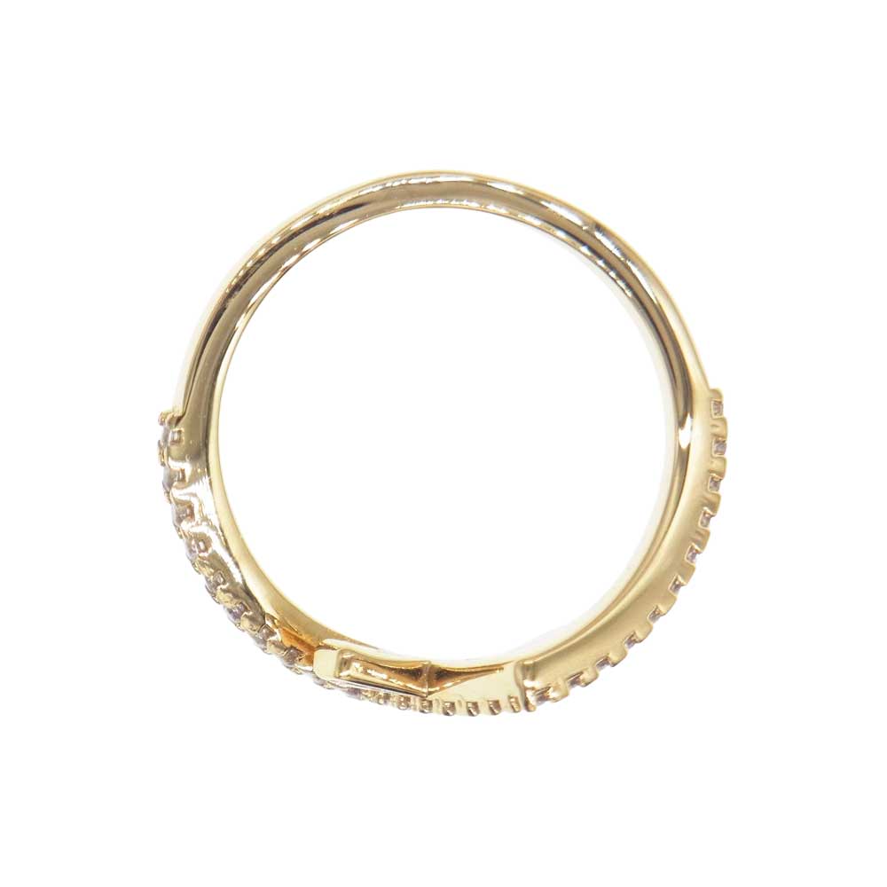 FENDI フェンディ 8AH731ALIDF089U ダブルF ファースト リング ゴールド系【中古】