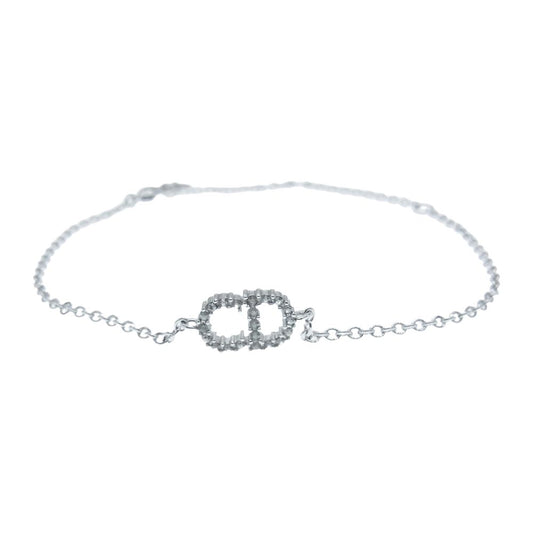 Dior ディオール CLAIR D LUNE クレール ディー リュヌ ブレス ロゴ ブレスレット シルバー系【中古】
